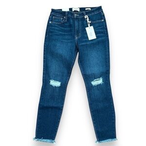 NEW L.T.J. Midnight Blue Dark Wash Juliet Skinny High Rise Jeans Size 28